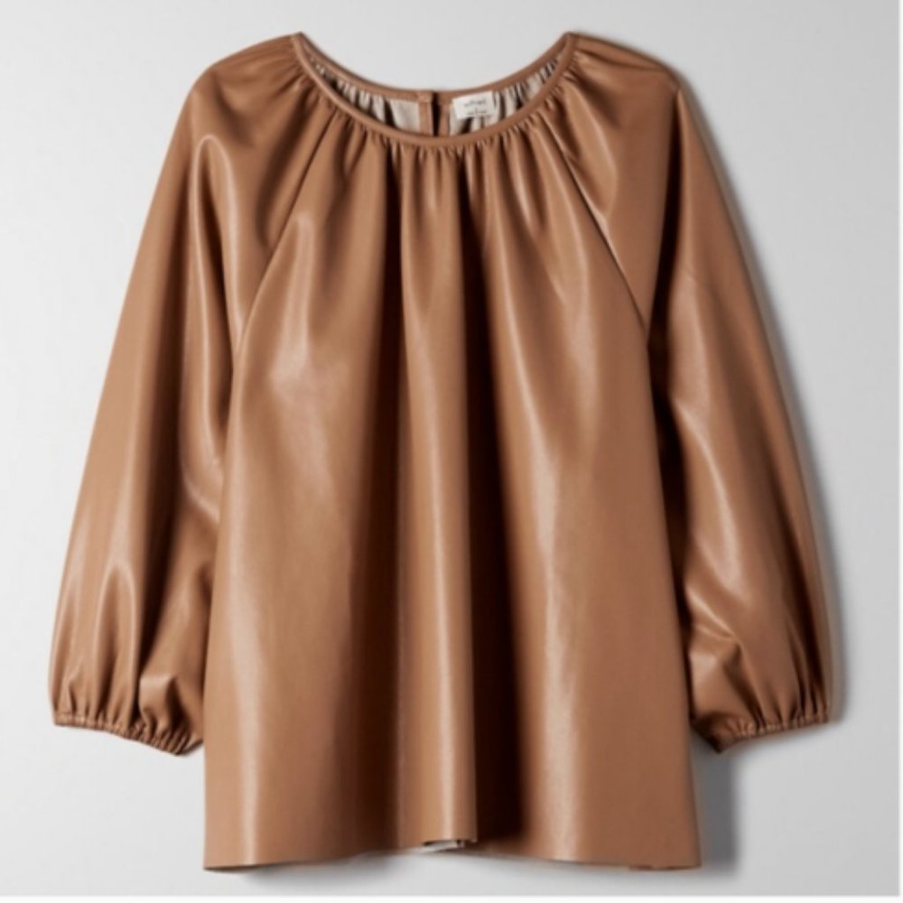 Wilfred Vegan Leather Top